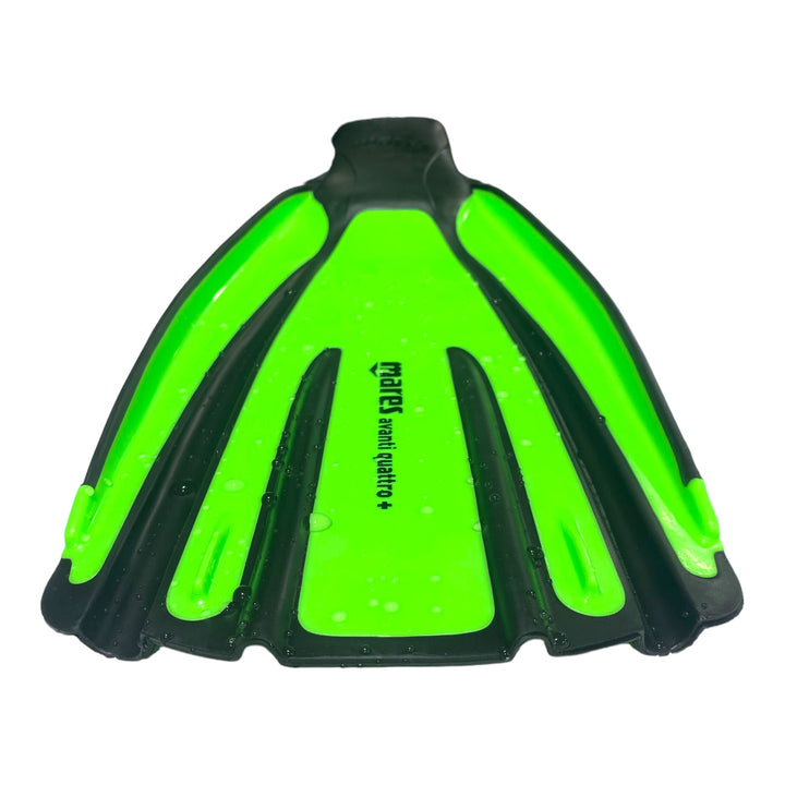 Avanti Quattro+ Fins Lime - Spearfishing Superstore