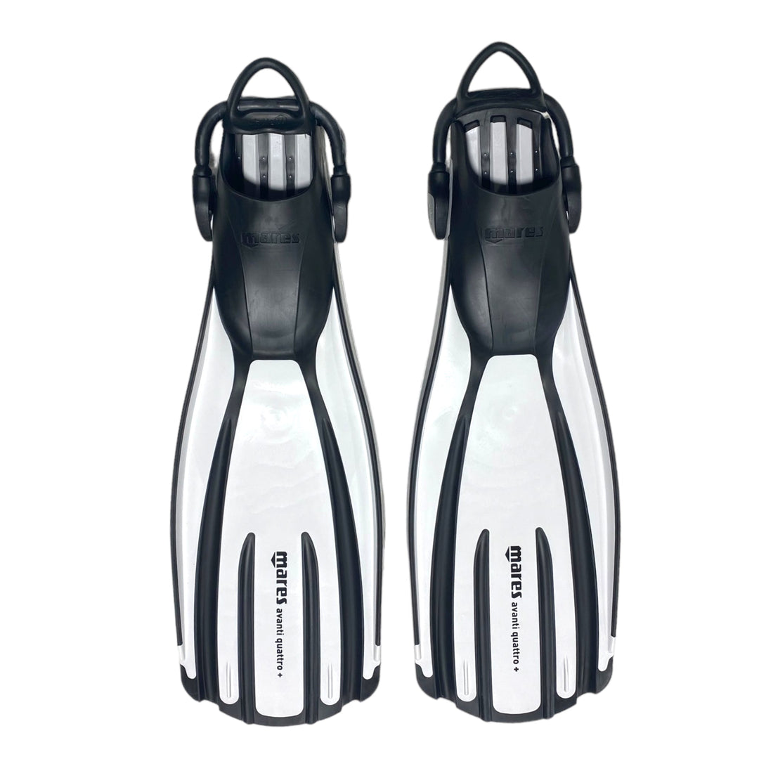 Avanti Quattro+ Fins White - Spearfishing Superstore